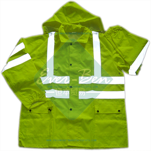 Yellow safety coats reflective jacket-custom safety jackets manufactory